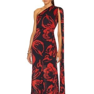 YAURA Adanna Gown in Ata Rodo Print